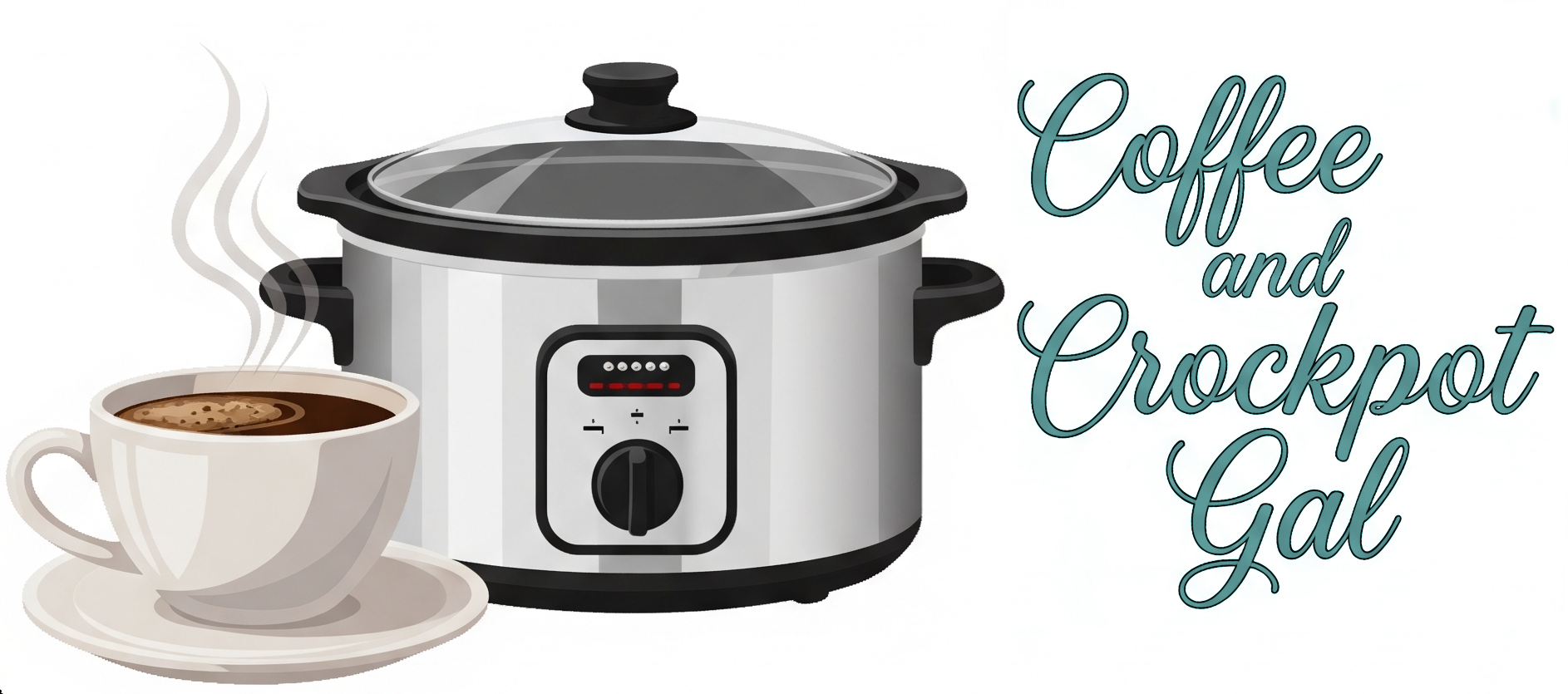 Coffee and Crockpot Gal Logo